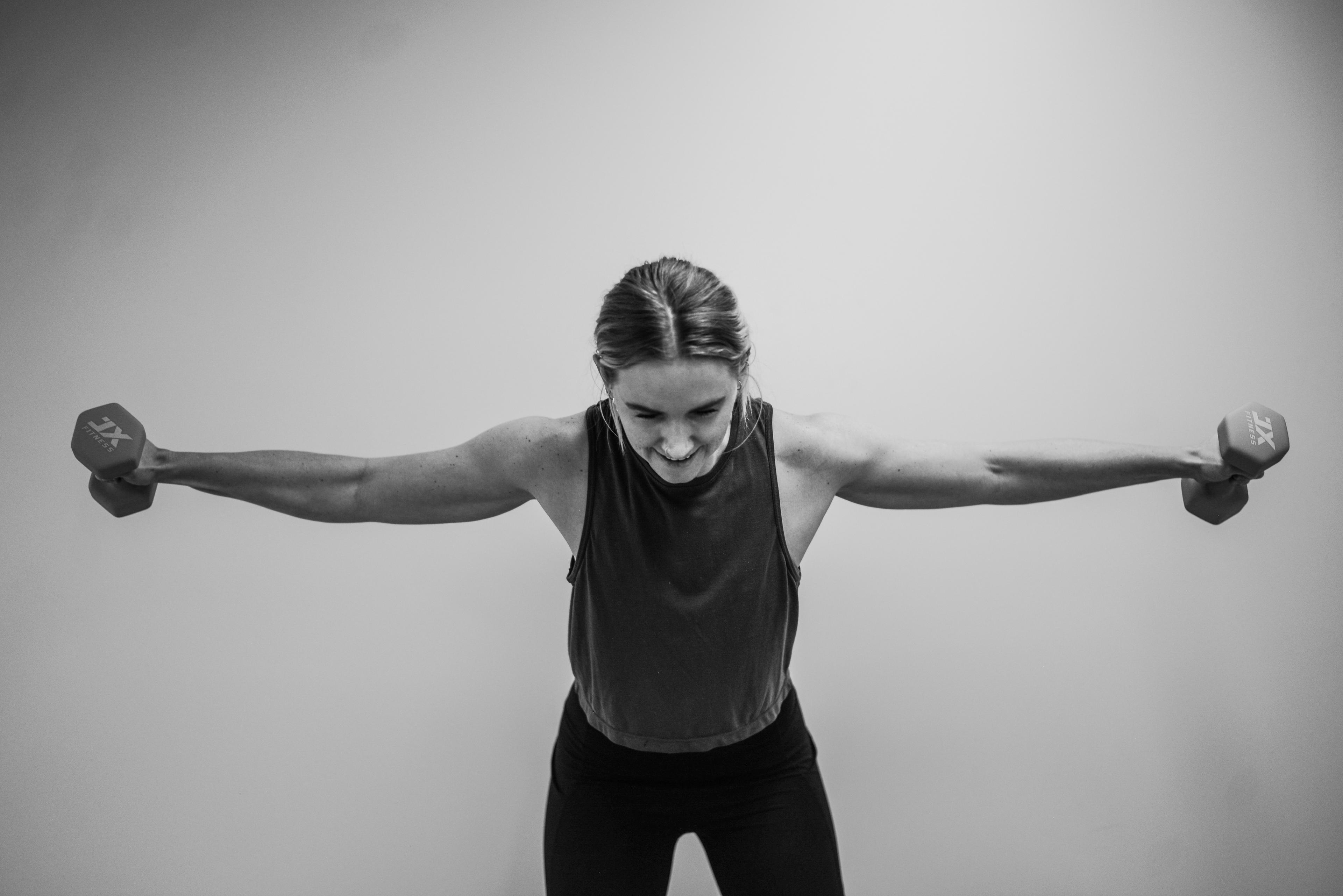 Person getting their shoulders massaged.